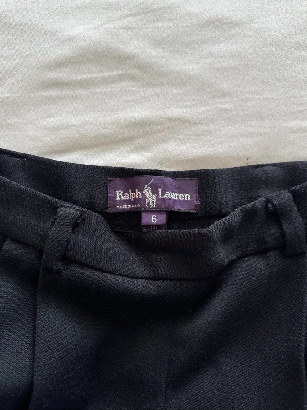 Vintage Ralph Lauren Purple Label Black Women's Dress Pants